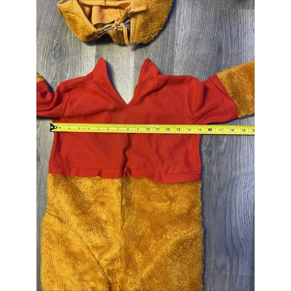 Vintage Disney Store Winnie The Pooh Costume 4-6 Years Cosplay Halloween Bear